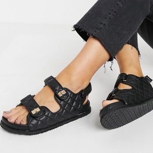Steve Madden Margie Black Multi Dad Sandal RESERVED